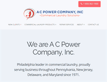 Tablet Screenshot of acpowerco.com